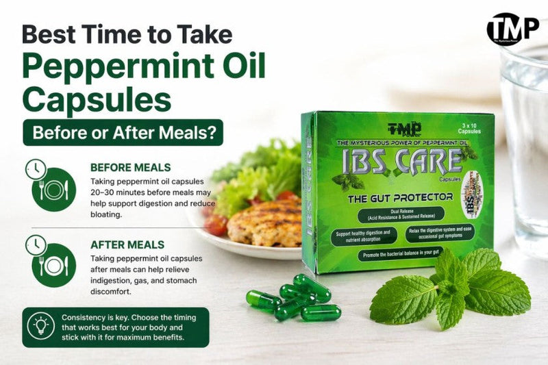Best Time to Take Peppermint Oil Capsules: Before or After Meals?