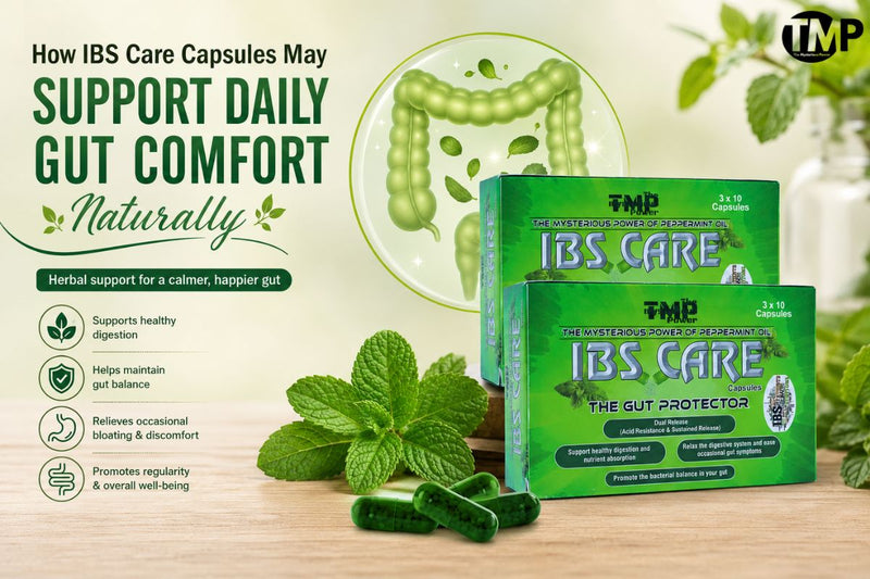How IBS Care Capsules May Support Daily Gut Comfort Naturally