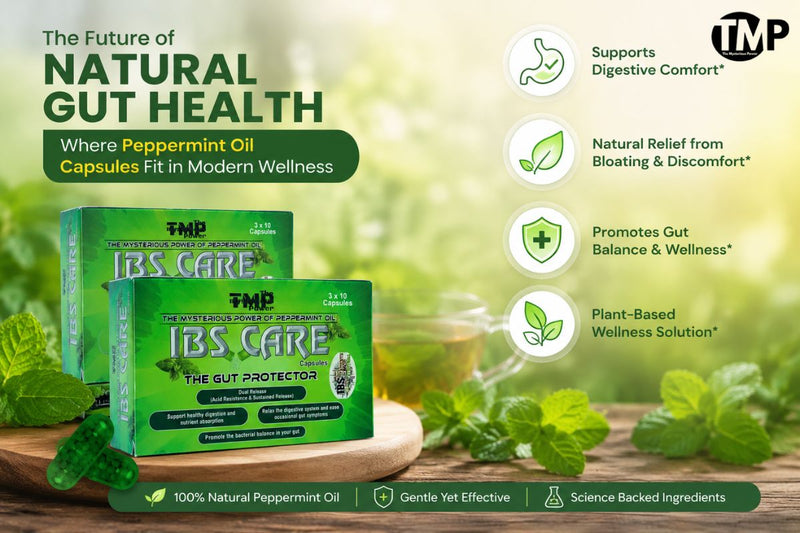 The Future of Natural Gut Health: Where Peppermint Oil Capsules Fit in Modern Wellness
