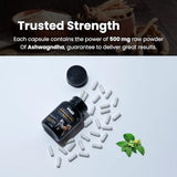 Extra Strength Ashwagandha Gold Capsules - Ayurvedic Stress & Sleep Support , Natural Energy & Immunity Booster , 60 Capsules per Bottle ( Pack of 2 )