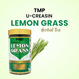 U-CREASIN 100% Organic Lemongrass Tea , Fresh Farm-Packed Detox Tea for Metabolism Boost & Cleansing, No Preservatives