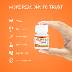 Melatonin Chewable Tablets 10mg, Sleep